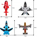 Set of 12 Pull Back Airplanes Vehicle Playset Variety Pack of Helicopters
