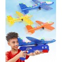 Airplane Toys Activities Glider Planes Launcher Flying Catapult Games Kit