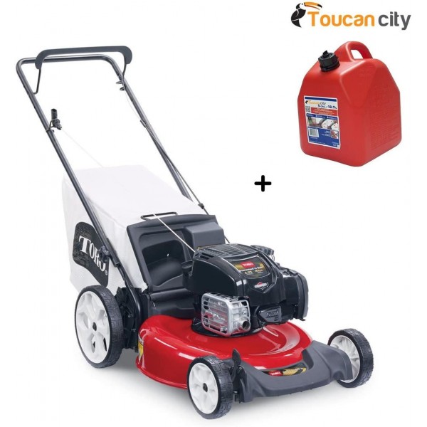 Toucan City Toro Recycler 21 in. Briggs and Stratton High Wheel  Walk Behind Push Mower 21320 and  Can