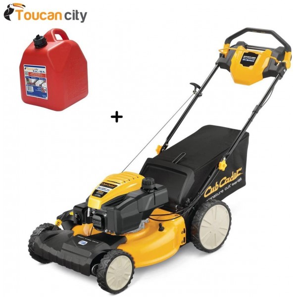 Toucan City  Can and Cub Cadet 21 in. 159cc Front-Wheel Drive 3-in-1 High Rear Wheel  Self Propelled Walk Behind Lawn Mower SC300HW