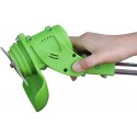 QIYA HT-901 Electric String Trimmer with Retractable Pipe, Rotatable Trimmer Head and 5 Blades Send Directly from Factory Children Can Use Under Parental Care