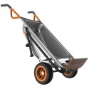 WORX WG050 Aerocart 8-in-1 All-Purpose Wheelbarrow/Yard Cart/Dolly, 18