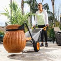 WORX WG050 Aerocart 8-in-1 All-Purpose Wheelbarrow/Yard Cart/Dolly, 18