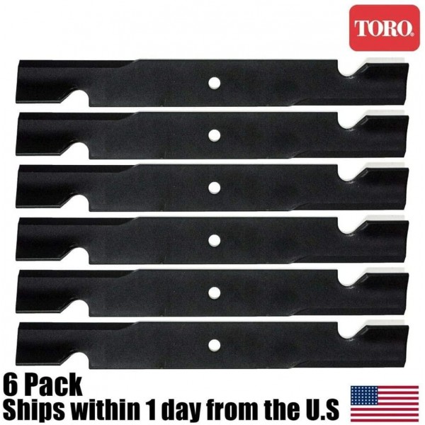 6PK Compatible With Toro Hi Flow Lawn Mower Blades 60