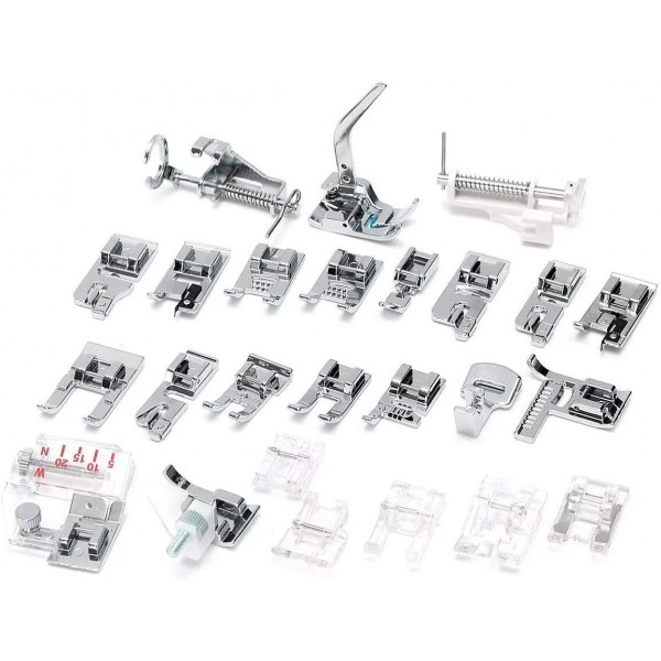 Cvmnkljfger Electric Gardening  Tool Replacement Part Domestic Sewing Machine Tools Accessories Foot Presser Feet Kit for Singer Brother Janome 52Pcs Garden  Tool Kit