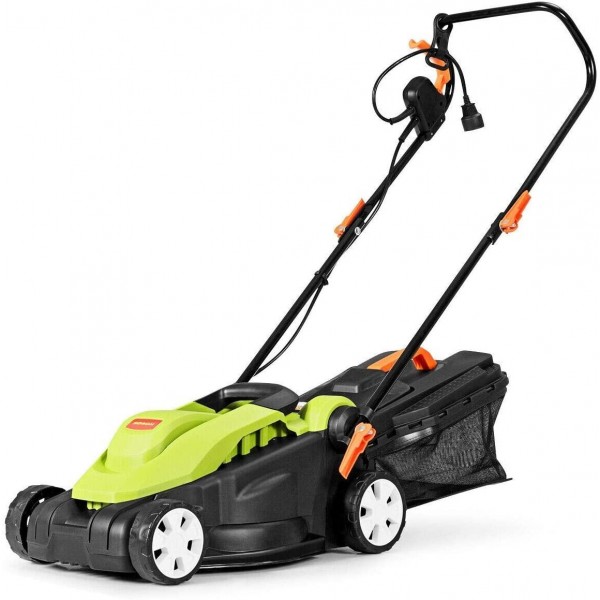 Abbeydh 14-Inch 10 Amp Lawn Mower with Folding Handle Electric Push