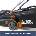 BLUE RIDGE BR8761U 40V 2.0Ah 14'' Cordless Lawn Mower Battery and Charger Included