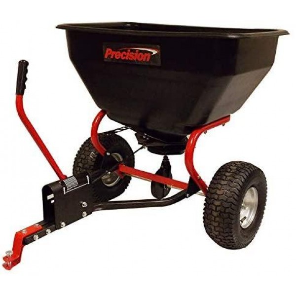 Precision Products TBS7000RDOS 7 Series 200-Pound Tow Behind Broadcast Spreader with Rain Cover