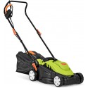 Abbeydh 14-Inch 10 Amp Lawn Mower with Folding Handle Electric Push
