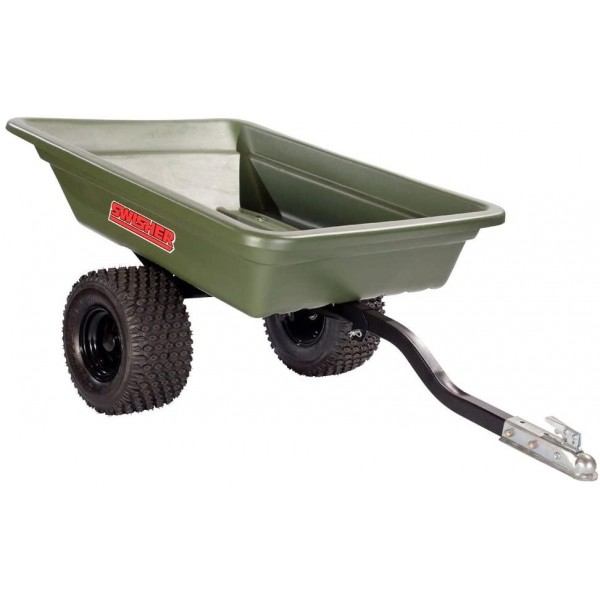 Swisher 12008A 20-Cubic Foot Multi-Purpose 1,000-Pound Capacity Poly Dump Trailer