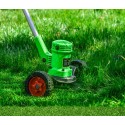 Yacc 300W Lawn Mower Lithium Rechargeable Lawn Mower, Household Electric Lawn Mower, Small Multifunctional Weeding Artifact,300W+2lithiumbatteries