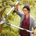 Zcx Super Professional Luxury Garden Tools Retractable Gardening Branches Thick Branches Vigorously Cut 25cm Telescopic Handle (Color : Silver)