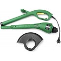 WUAZ 30M Cable Home Electric Lawn Mower, 400W 12500 R/Min Portable Garden Lawn Mower Grass Cutting Machine Grass Trimmer Courtyard Pruning Tool