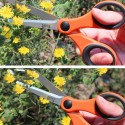 Zcx Orange Gardening Pruning Shears Stainless Steel Sharp and Durable Multi-Purpose Household Cutting Gardening Tools (Color : A2)