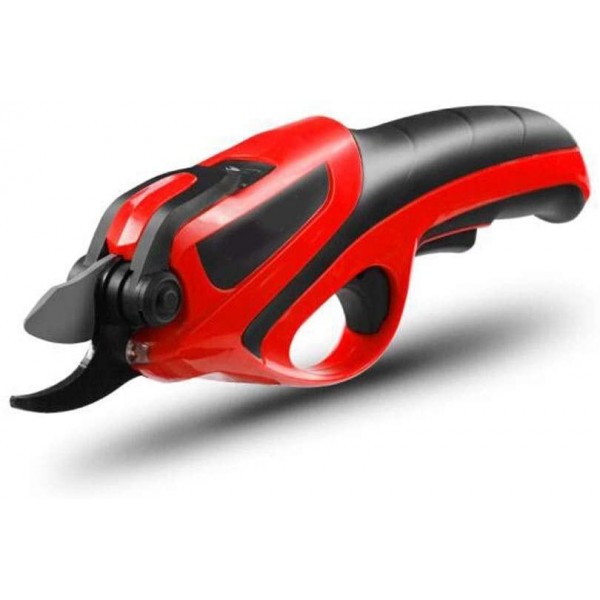 NOLOGO Kyt-My Electric Pruning Shears, 4V Lithium Rechargeable Electric Pruning Shears, Branch Scissors Fruit Branch Shears Garden Scissors, Home Gardening Leisure Power Tools (Color : Red)