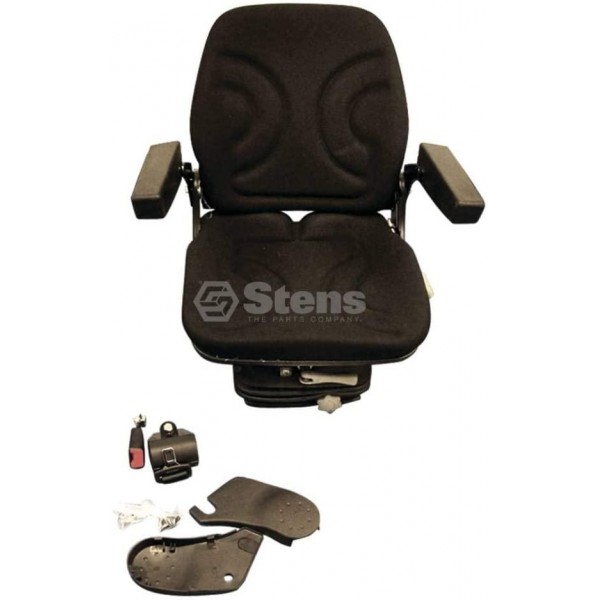 Stens 3010-0015 Seat, Mechanical Suspension, Black Vinyl, Adjustable