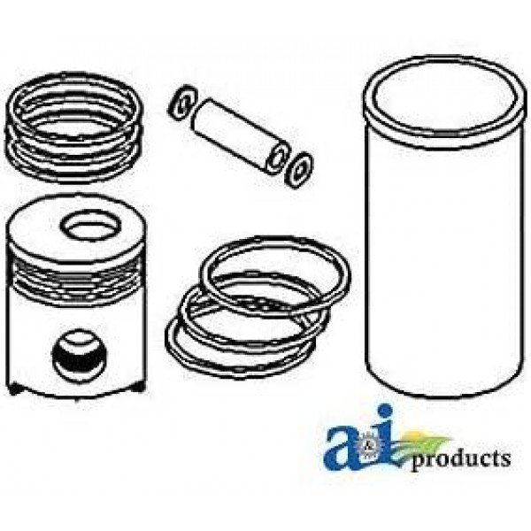 A&I Liner Cylinder R80500, Compatible with John Deere Parts 755B, 755A,755,750, 693D, 690D, 672B, 6