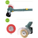 ZAIHW Knot Wire Wheel, Rotary Weed Brush Joint Twist Knot Steel Wire Wheel Brush Disc Trimmer Head, Lawn Gardening Weed Gap Weeder