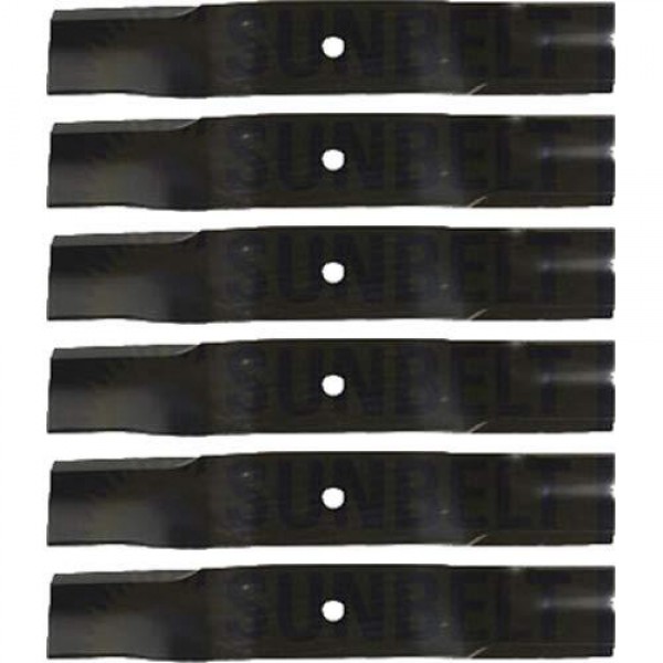 (6 Pack) Premium Aftermarket High Lift Replacement XHT Lawn Mower Blade for Hustler 798702 | 24.5