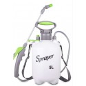 Zcx 5L Thick Portable Shoulder Negative Manual Pressure Sprayer Car Wash Watering Disinfection Pneumatic Watering Can (Color : Green)
