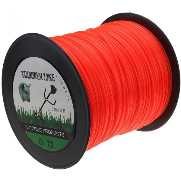 Hitommy 2.4mm x 370m Nylon Trimmer Line for Brushcutter lawnmower