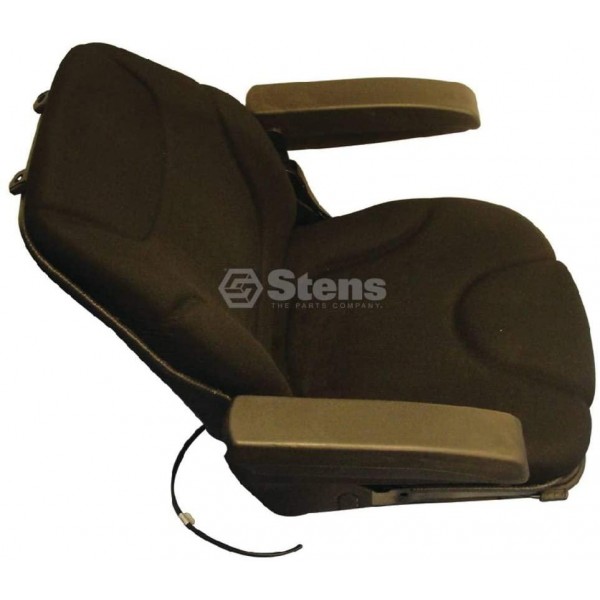 Stens Seat for Pneumatic suspension, black cloth, adjustable