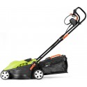 AchieveUSA 14-Inch 10 Amp Lawn Mower with Folding Handle Electric Push