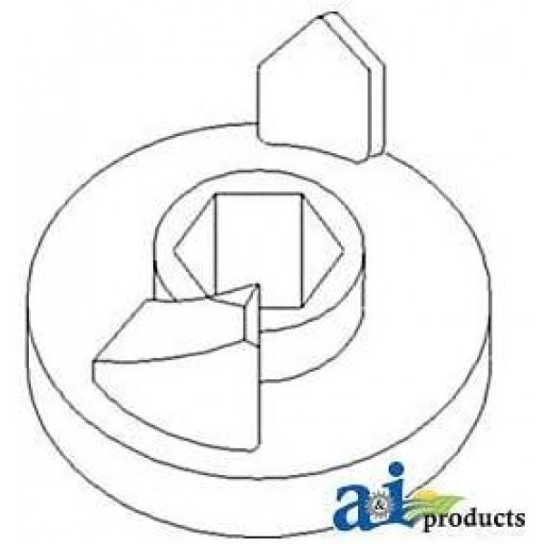 A&I Coupling Horizontal UNLO H216268, Compatible with John Deere Parts 9870STS, 9860STS, 9770STS, 9