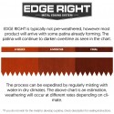 Edge Right - Hammer-in Landscape Edging - 48 inch Strips - 14-Gauge Cor-Ten Steel - 8 inch Depth (3 Pack)
