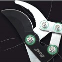 Zcx Telescopic Thick Branch Scissors SK5 Vigorously Cut Gardening Lever Effort to Design Lightweight Aluminum Rod (Color : Green Telescopic)