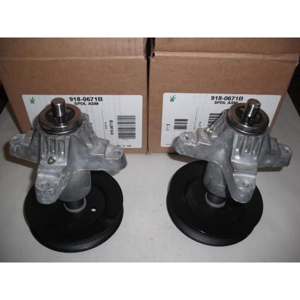 2 Pack Genuine MTD 918-04608A Spindle Assy 918-0671D 918-0671B 918-0671A OEM ;supply_by_atlantic_tool_warehouse
