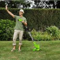 zhaokai Electric Grass Trimmer,Lithium Battery Lawn Trimmer,Electric Grass Trimmer Cordless Freely Retractable Charging Mower, Head Angle Can Be Adjusted by 180°