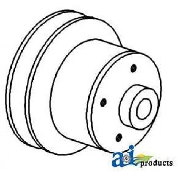 A&I Pulley Water Pump T26850, Compatible with John Deere Parts 2630, 2640