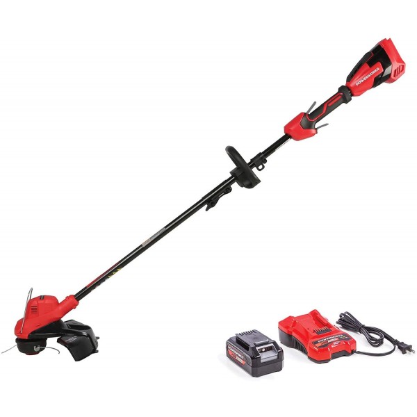 Powerworks STP302 XB 40V 15-Inch (Gear Reduced) Cordless String Trimmer, 2Ah Battery and Charger Included, 15 inch