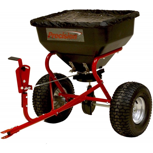 Precision TB6500 Tow Behind Broadcast Spreader, 130-Pound
