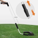 Aishanghuayi Electric Hedge Trimmer, Lithium Battery Lawn Mower, Push Electric Lawn Mower, Small Household Lawn Mower, Lawn Mower, Garden Lawn Mower (Color : B, Size : 7.2v)