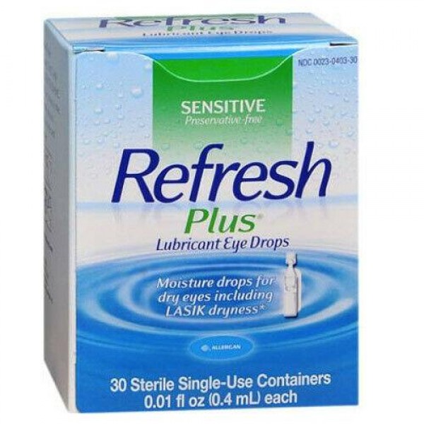Refresh Plus Lubricant EYE Drops Moisture Lasik Dryness Dry Eyes 10 Boxes