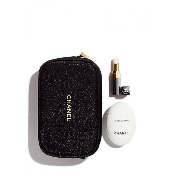 New Chanel MOISTURE MUST-HAVES Hand & Lip Gift Set Holiday Set