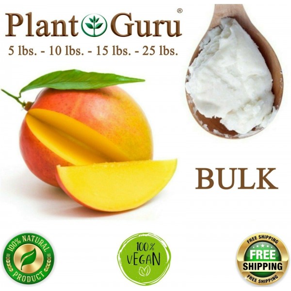 Raw Mango Butter BULK WHOLESALE 100% Pure Organic Unrefined Natural 5lb to 50lb