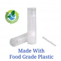 1200 Empty New Lip Balm tube+cap BPA Free Chapstick bulk container .15oz 5ml
