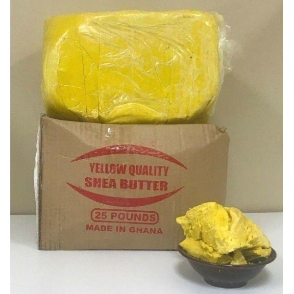 Raw SHEA BUTTER Unrefined Organic Yellow Gold Pure Premium Quality 2oz - 50Lbs