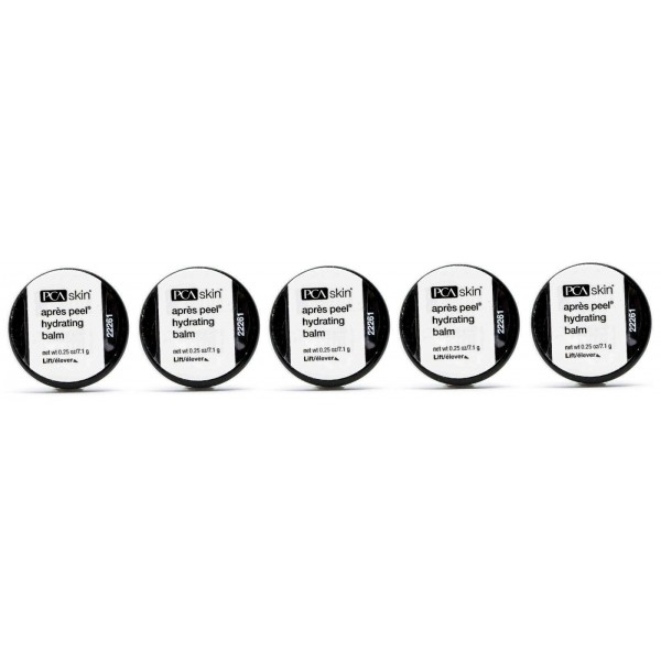 PCA Skin Apres Peel Hydrating Balm Travel Size 0.25 oz/7.1g (Package of 5) 12/20