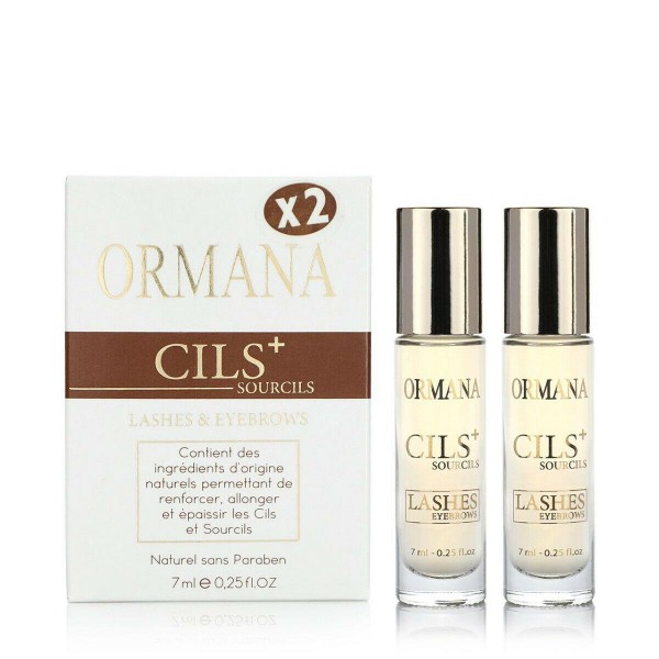 Lashes & Eyebrow Cils+ Oil by ORMANA | 2x 7ml / 0.25 Fl.Oz. | Fast Shipping