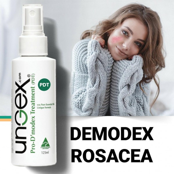 Pro-Demodex Treatment I Itchy Acne Rosacea Dermatitis Hair Loss Demodicosis Mite