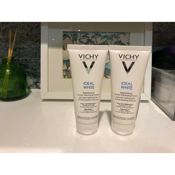2x Vichy Ideal White Brightening Deep Cleansing Foam (Exclusive Seller)