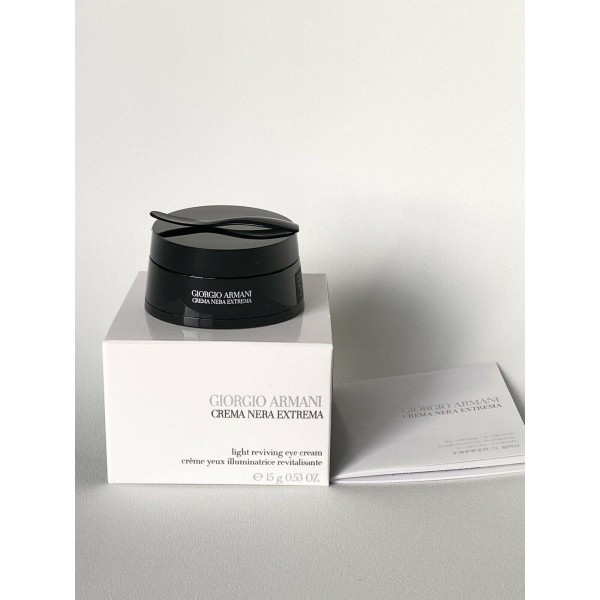 Armani Crema Nera Extrema Light-Reviving Eye Cream 0.5oz/15ml TST New In Box!