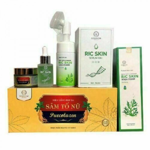 Kohinoor's set of 3 products: Sam To nu, Serum ric skin, Ric Wash