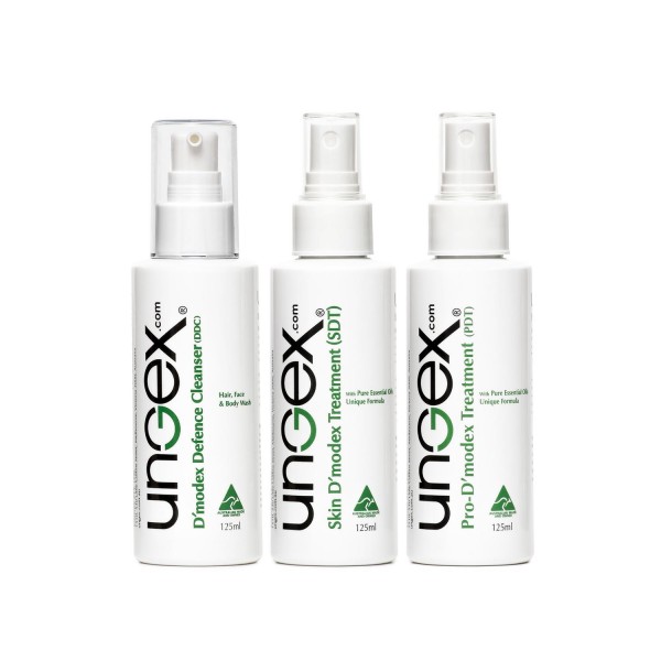Ungex Essential Kit A2 (EKA2) | Treat Demodex Mites for Face, Skin and Body
