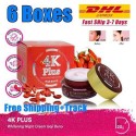 ุ6X 4K Plus Goji Berry Cream Brighten Night Cream Reduce Dark Spot Acne Red Box