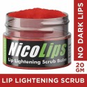 5 X NicoLips dark lips lightening Treatment Lip Balm Scrub